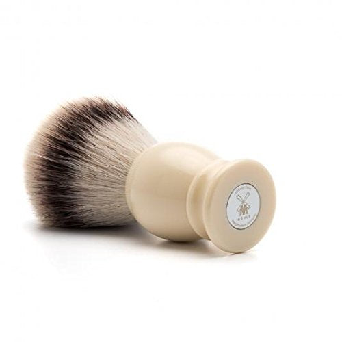 MÜHLE Classic Small Faux Ivory Silvertip Fiber Shaving Brush - Synthetic Luxury Shave Brush for Men, Rich Lather Beauty and Personal Care MÜHLE