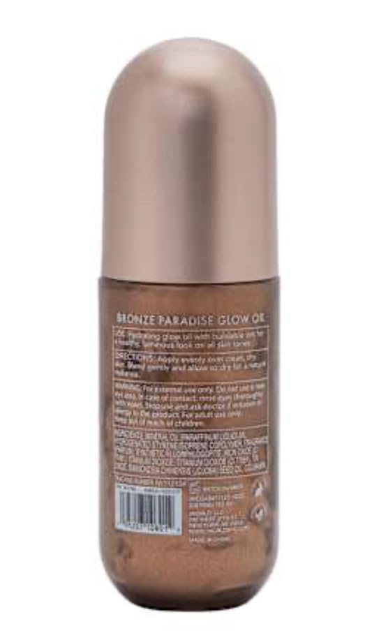 Amora Glow Bronze Paradise Glow Oil, Liquid Bronzer, Hydrating Face Bronzer, 3.4 Fl Oz Beauty & Personal Care IWorld LLC