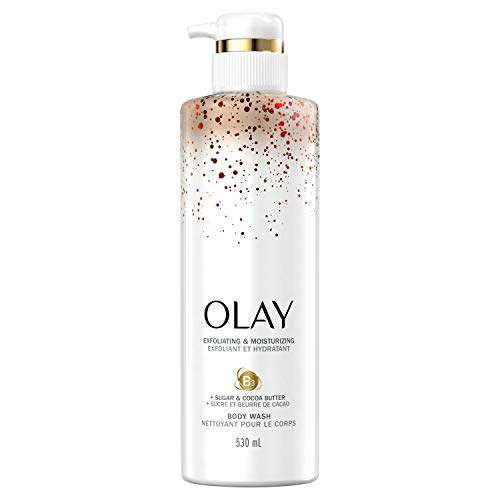 Olay Exfoliating & Moisturizing Body Wash With Sugar, Cocoa Butter, & Vitamin B3, 17.9 Fl Oz, 4.673 Lb Beauty & Personal Care Olay