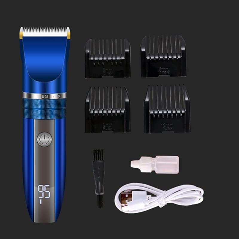 GLESVOWIO Hair Clippers Beard Trimmer for Men Ceramic Blade Nozzle Clipper Professional Finishing Machine Cutter USB Charge Home Appliance Beauty and Personal Care GLESVOWIO
