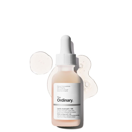 The Ordinary Lactic Acid 10% + Hyaluronic Acid 2%, High-Strength Exfoliating Serum for Smoother, Brighter Skin, 1 Fl Oz Beauty and Personal Care The Ordinary Default Title