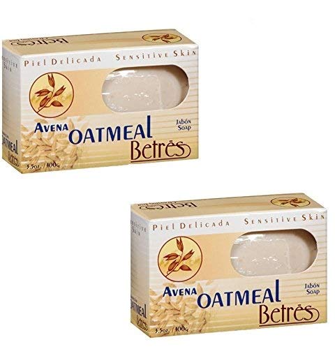 Betres Avena Oatmeal Bar Soap 3.5 oz for Sensitive Skin - 2-PACK Beauty & Personal Care Betres