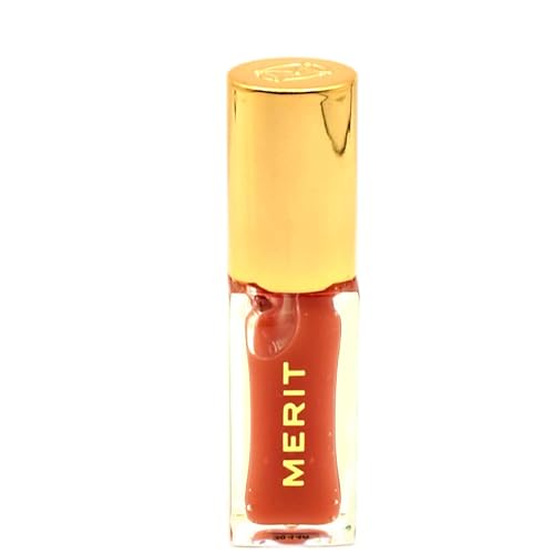 MERIT Shade Slick Gelée Sheer Tinted Lip Oil Jeté Beauty & Personal Care Merit