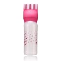 Antilog Root Comb Applicator Bottle with Graduated Scale and Brush for Salon Hair Coloring, Hair Dying (rose red, 170ml) Beauty & Personal Care Antilog