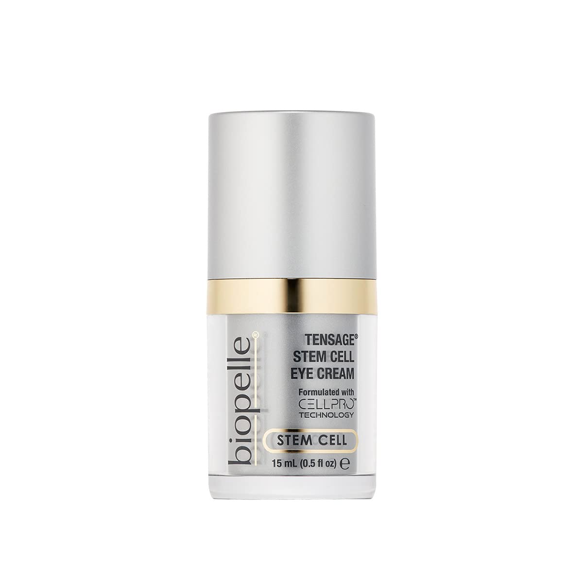 Biopelle Tensage Stem Cell Eye Cream, Under-Eye Cream for Dark Circles, Puffiness, and Bags with CellPro Technology, Caffeine, Retinol, and Peptides Beauty & Personal Care biopelle