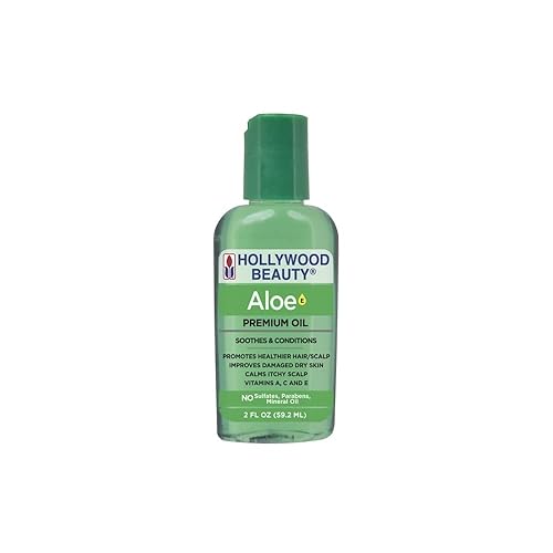 Hollywood Beauty Aloe Premium Oil 2 oz (Pack of 3) Beauty & Personal Care Hollywood Beauty