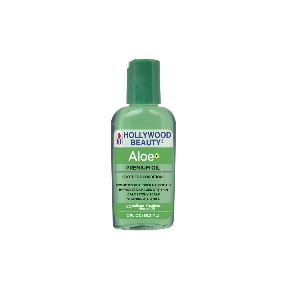 Hollywood Beauty Aloe Premium Oil 2 oz (Pack of 3) Beauty & Personal Care Hollywood Beauty