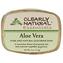 Clearly Natural Soap Bar Glyc Aloe Vera Beauty & Personal Care Clearly Natural