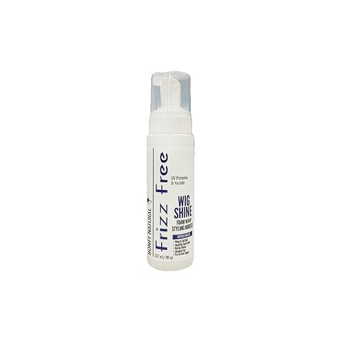 Bonfi Natural Frizz Free Wig Shine Foam Wrap Styling Mousse 8 fl oz (Pack of 2) Beauty & Personal Care Bonfi Natural