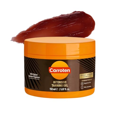 Carroten Intensive Tanning Gel | Browning Indoor/Outdoor Tan Accelerator | Non-Greasy, Water-Resistant with Carrot and Coconut Oil | Vitamin A & E Beauty & Personal Care Carroten