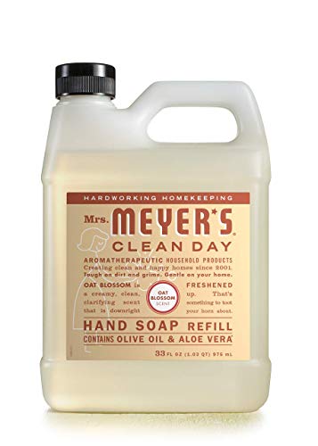 Mrs. MEYER'S Liquid Hand Soap Refill, Oat Blossom, 33 OZ Beauty & Personal Care Mrs. MEYER'S