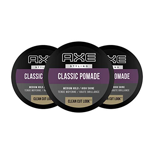AXE Hair Pomade for Men For a Clean Cut Look Classic Easy to Use Styling Hair Product 2.64 oz, 3 Count Beauty & Personal Care AXE