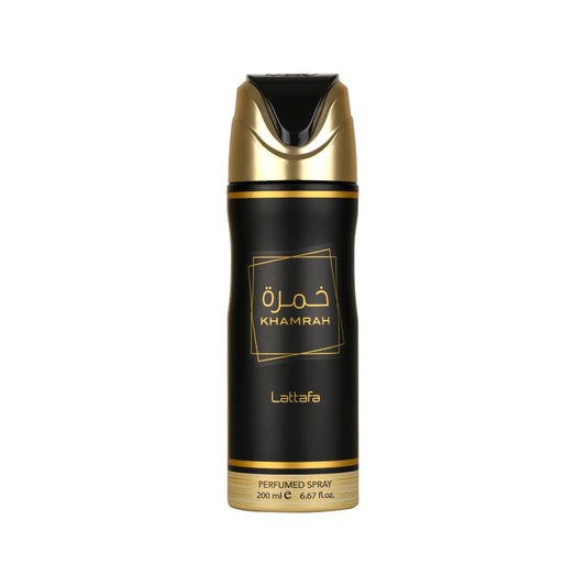 Lattafa Khamrah Perfumed Deodorant Spray for Unisex, 6.7 Ounce / 200 ml Beauty and Personal Care Lattafa