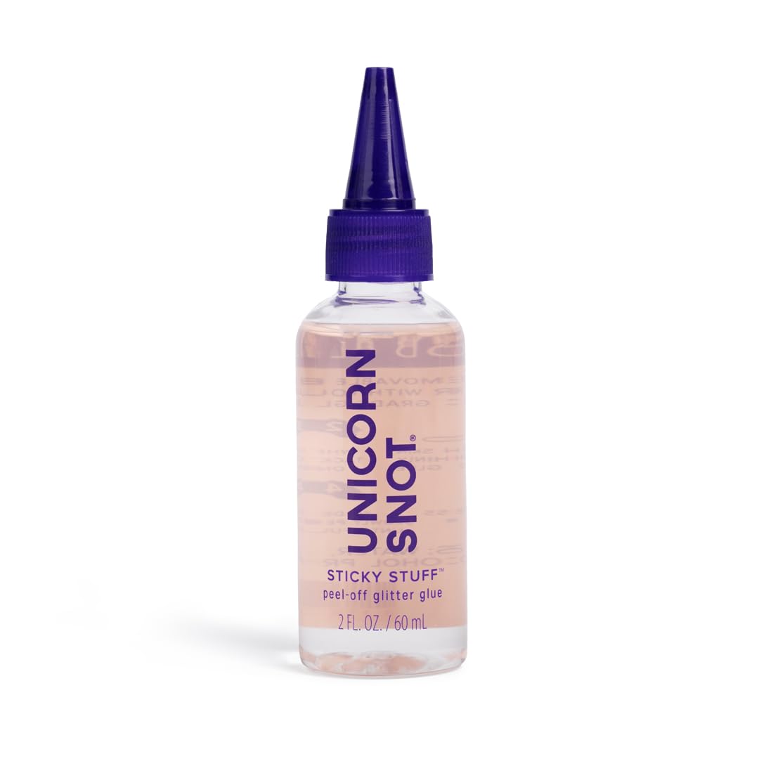 UNICORN SNOT Glitter Glue Primer | Sticky Stuff™ Peel Off Glitter Glue for Long-Lasting Perfection | Halloween Costume Makeup, Dries Clear Beauty & Personal Care UNICORN SNOT