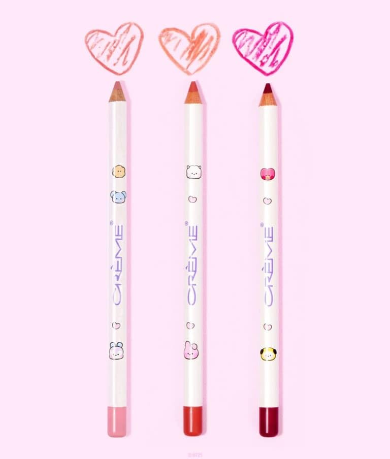 The Crème Shop BT21 Minini Liplock Lip Liner Shea Butter and Jojobo Seed Oil, True Pink Beauty & Personal Care The Crème Shop