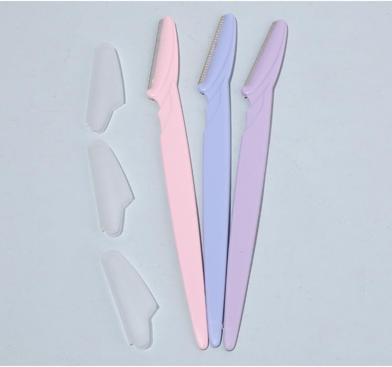 6PCS Eyebrow Shaver with shield Eyebrow Shaver Manual Eyebrow shaver Beauty tool Beauty and Personal Care yubeilvcai
