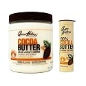 Queen Helene Cocoa Butter Moisturizing Kit, Face + Body Crème 15 oz and 100% Cocoa Butter Lip Balm 1 oz for Dry Skin and Lips Beauty & Personal Care Queen Helene