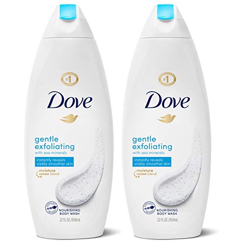 Dove Body Wash Instantly Reveals Visibly Smoother Skin Gentle Exfoliating Effectively Washes Away Bacteria While Nourishing Your Skin 22 oz, 2 Count Beauty & Personal Care Dove