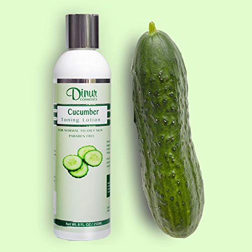 Dinur Cosmetics Cucumber Toning Lotion for Normal to Oily Skin Natural Hydrating Toner Helps to Store Skin Natural pH Balance Tightens Pores Beauty & Personal Care Dinur Cosmetics