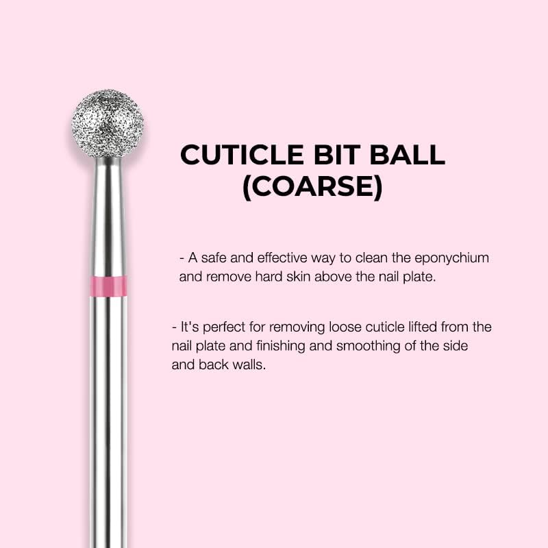 Kiara Sky Cuticle Bit Bundle - 6 Piece Set | Diamond Cuticle Drill Bits Beauty & Personal Care KIARA SKY