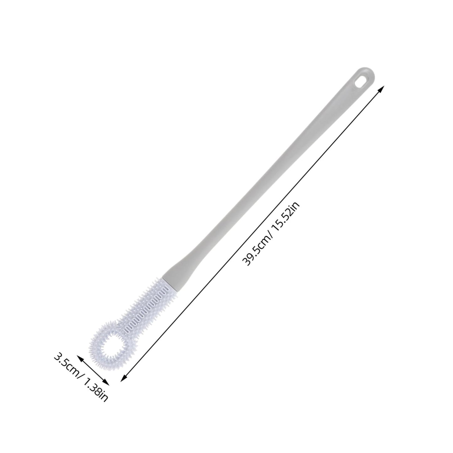 NULYLU Long Handled Silicone Foot Brush Ergonomic Toe Cleaner Dead Skin Remover Soft Bristles for Gentle Exfoliation Stylish Foot Scrubber for Shower Beauty and Personal Care NULYLU