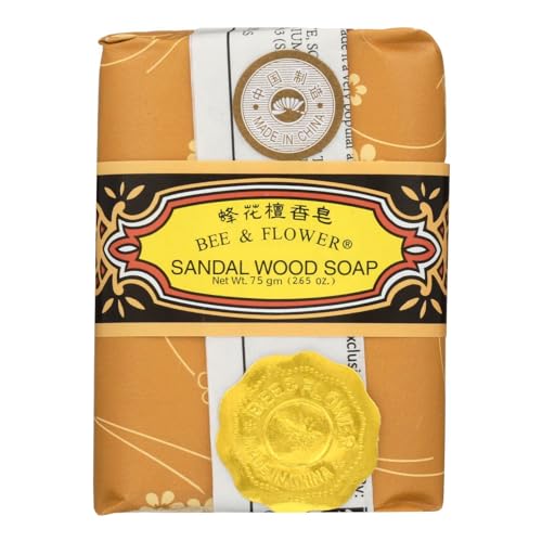 Bee & Flower - Chinese Sandalwood Soap 2.65oz - 12/case Beauty & Personal Care Bee & Flower