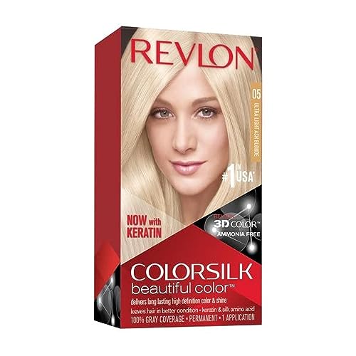 Revlon ColorSilk Beautiful Color, [05] Ultra Light Ash Blonde 1 ea (Pack of 3) Beauty & Personal Care REVLON