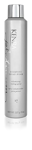 Kenra Professional Platinum Boosting Spray-Foam 17 | Volumizing Styling Spray | Touchable, Brushable Hold | All-Day Lift & Style Support | Lightweight Beauty & Personal Care Kenra