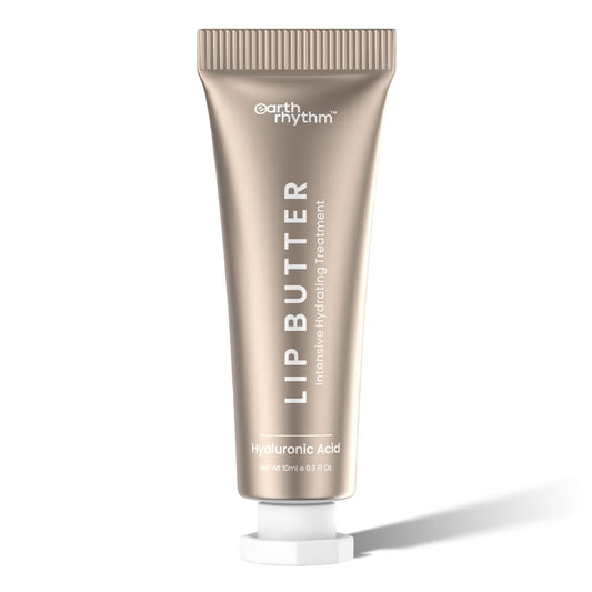 Earth Rhythm Lip Butter With Hyaluronic Acid - Prevent Dryness, Nourishes Lips, Makes Lip Soft- 10 GM Beauty and Personal Care Earth Rhythm