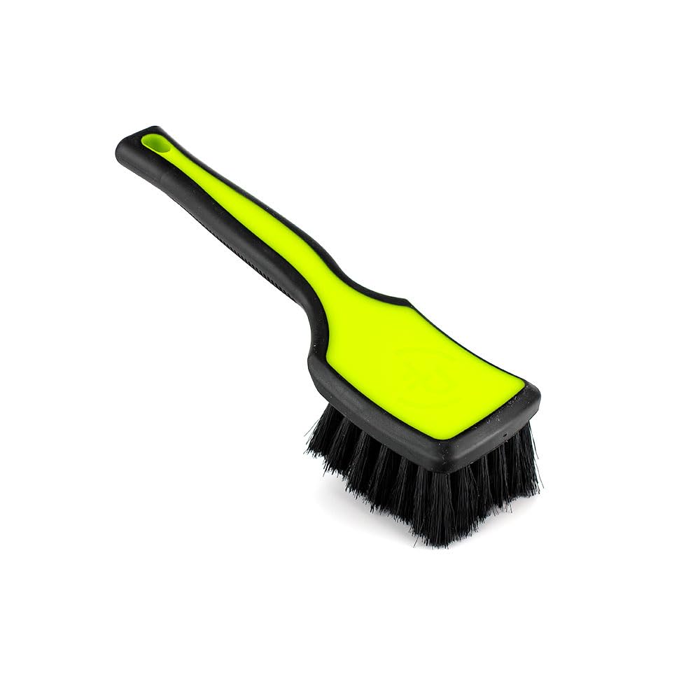 Detail Factory - ProGrip Interior Scrub Brush - Soft Bristles - Rubber Grip for Maximum Stability and Comfort - Curved Head Profile for Better Beauty and Personal Care Detail Factory