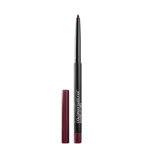 Maybelline Color Sensational Shaping Lip Liner with Self-Sharpening Tip, Plum Passion, Wine Plum, 1 Count Beauty & Personal Care MAYBELLINE