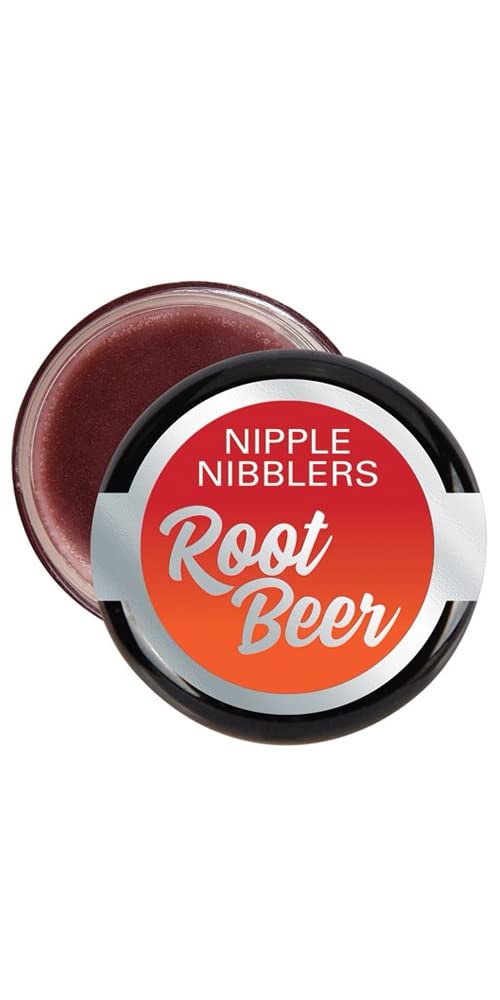 Jelique Nipple Nibblers Cool Tingle Balm (Root Beer) - Heightens Sensitivity, Invigorating Arousal - Red Beauty and Personal Care Adiva Intimates
