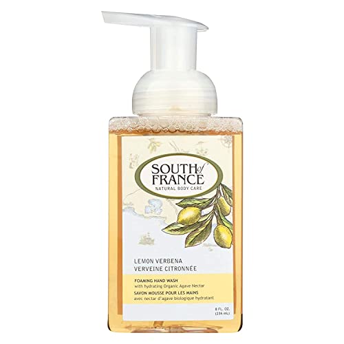 South Of France Foaming Hand Wash Lemon Verbena With Hydrating Organic Agave Nectarc 8 Oz Beauty & Personal Care South Of France