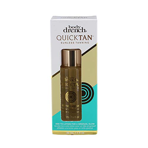 Body Drench Quick Tan Self Tanner Booster Drops - Add to Lotion for Gradual Glow, Sunless Self Tanning Enhancer for Face & Body, 1 fl oz Beauty & Personal Care Body Drench