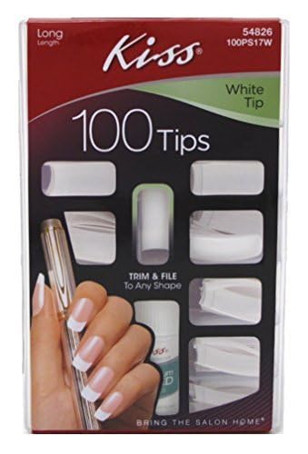 Kiss White Tip Puerto Rico Nails, 100 Count Beauty & Personal Care Kiss
