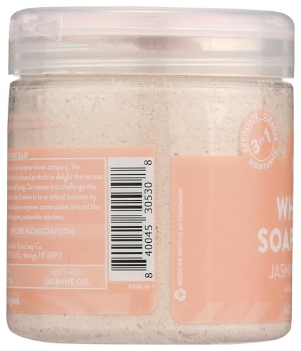 PACHA SOAP Jasmine Gardenia Whipped Soap, 8 OZ Beauty & Personal Care Pacha Soap Co