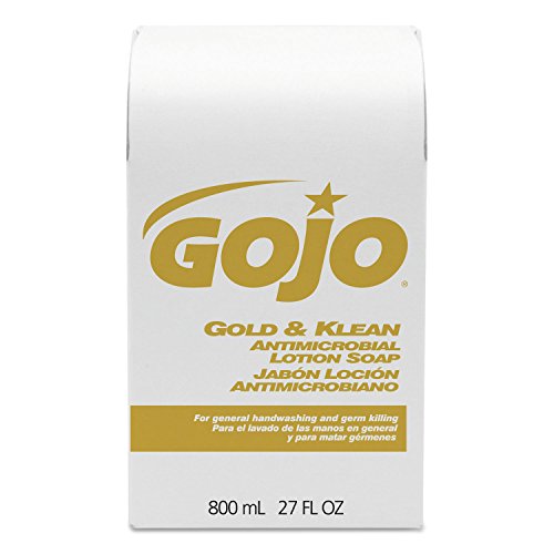 GOJO® Gold & Klean Lotion Soap Bag-in-Box Dispenser Refill, Fresh Liquid, 800-ml Beauty & Personal Care GOJO