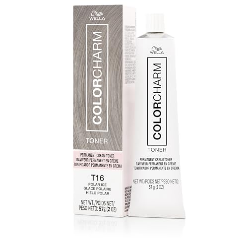 COLORCHARM Permanent Cream Toner | Neutralize Brass | Free of Animal-Derived Ingredients, Parabens & Gluten Free | T16 Polar Ice | 2 oz Beauty and Personal Care COLORCHARM Default Title