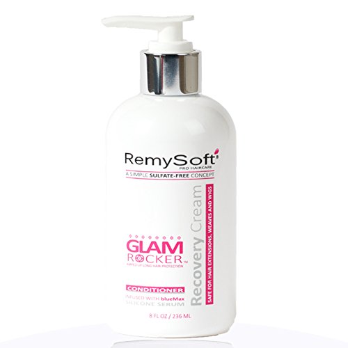 RemySoft Glam Rocker System - Safe for Hair Extensions, Weaves and Wigs - Salon Formula Shampoo, Conditioner & Serum - Gentle Sulfate-free Lather Beauty & Personal Care RemySoft