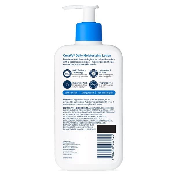 CeraVe Daily Moisturizing Lotion, 12 oz (2 Pack) Beauty & Personal Care CeraVe