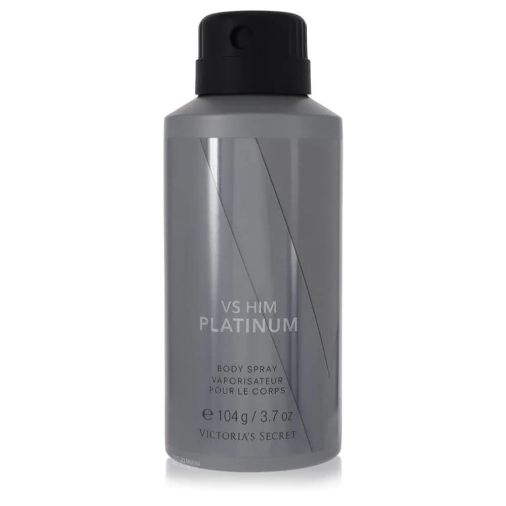 Vs Him Platinum By Victoria's Secret Body Spray 3.7 Oz (Men) Beauty and Personal Care Victoria's Secret