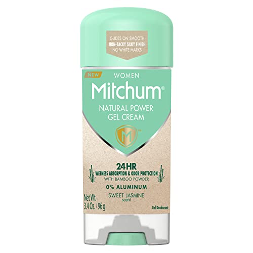 Mitchum Natural Power Gel Cream for Women, Sweet Jasmine, 3.4 oz. Beauty and Personal Care Mitchum