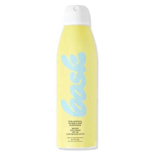 Bask SPF 30 Sunscreen Spray, 5.5 oz - Non-Aerosol, Broad Spectrum UVA/UVB Protection, Dermatologist Recommended, Moisturizing, Lightweight Beauty & Personal Care Bask
