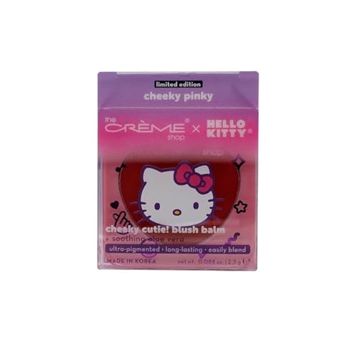 THE CRÈME SHOP X HELLO KITTY(PURPLE) BLUSH BALM - CHEEKY PINKY, 1 Count (Pack of 1) Beauty & Personal Care The Crème Shop