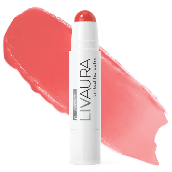 LIVAURA Tinted Lip Balm pH Activated Colored LipBalm, Hydrate, Glossy, Lightweight, Moisturize & Tint with Shea Butter, tinted lip balm for women Beauty and Personal Care LIVAURA