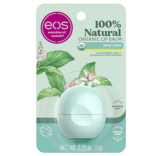 eos Smooth Lip Balm Sphere, Sweet Mint 0.25 oz (Pack of 7) Beauty and Personal Care eos