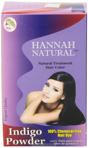 Hannah Natural 100% Pure Indigo Powder for Hair Dye, 100 Gram Beauty & Personal Care Hannah Natural