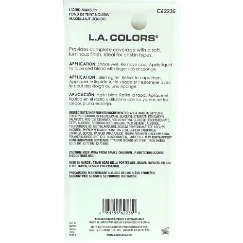 LA Colors Liquid Makeup, Tan, C62235, 0.41 fl oz Beauty & Personal Care L.A. COLORS