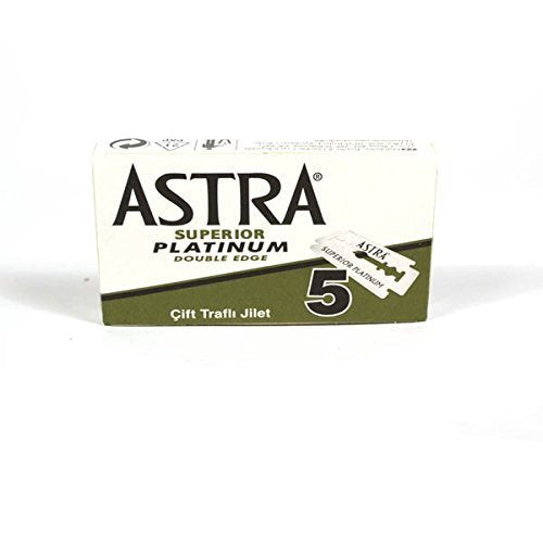 10 Astra Platinum Double-Edge Safety Razor Blades Beauty and Personal Care Kaliandee