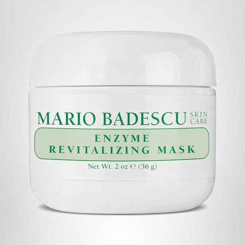 Mario Badescu Enzyme Revitalizing Mask - Infused with Nourishing Fruit Enzyme - Moisturizing Facial Mask for Radiant, Hydrated Skin and Revived Beauty & Personal Care Mario Badescu